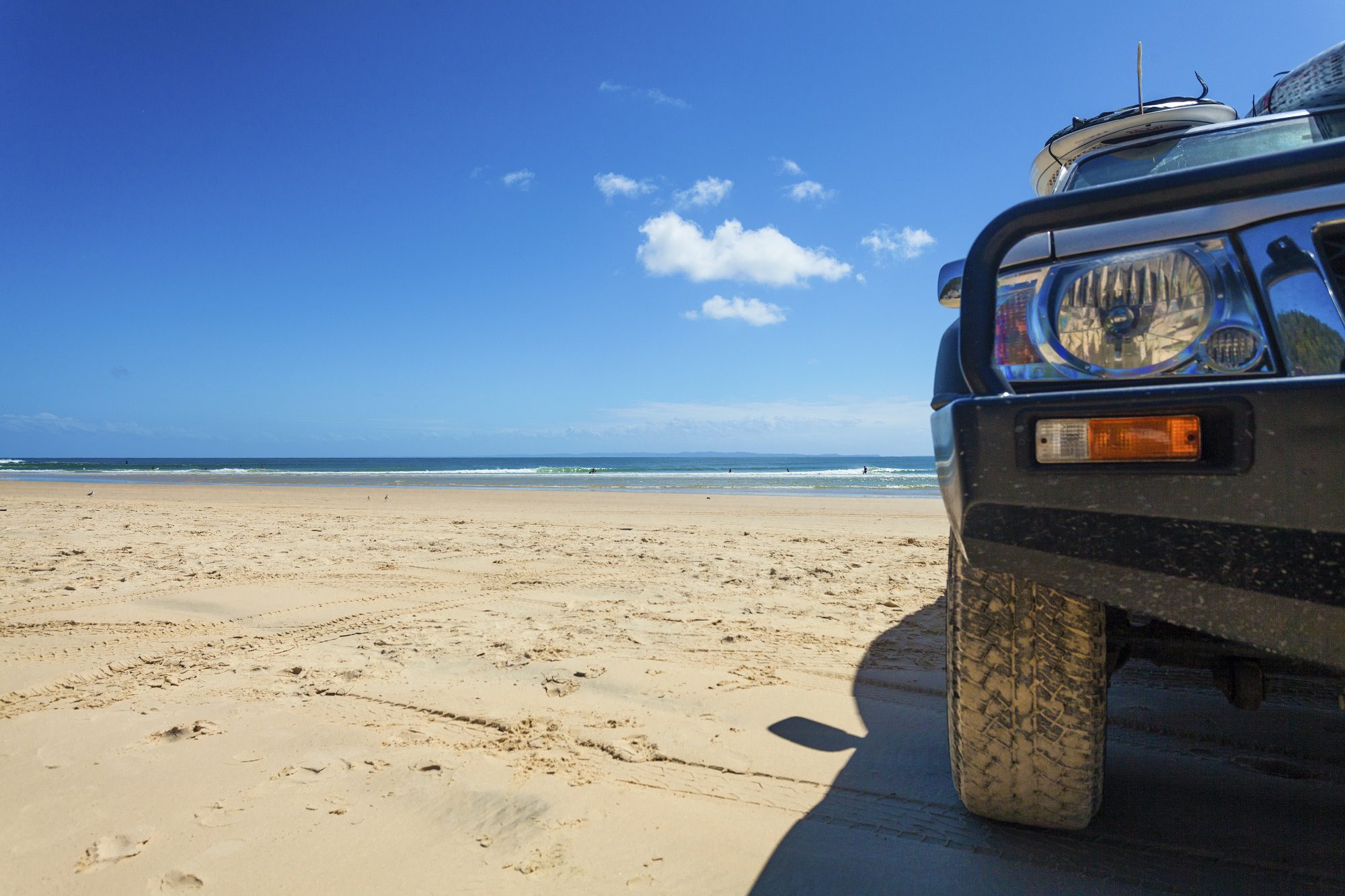 Parked On The Beach